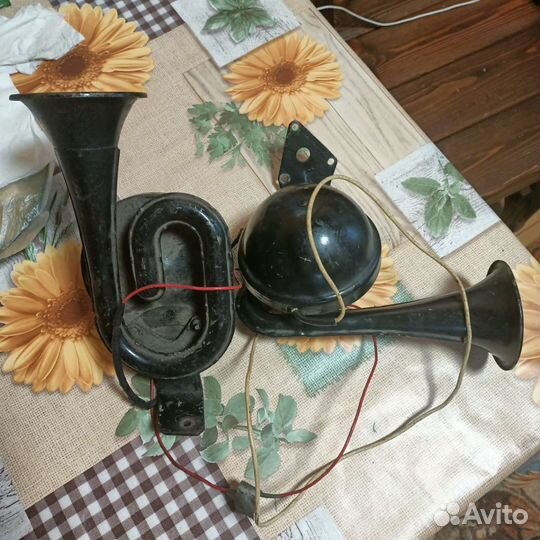 Звуковой сигнал Клаксоны от газ М21 1957г