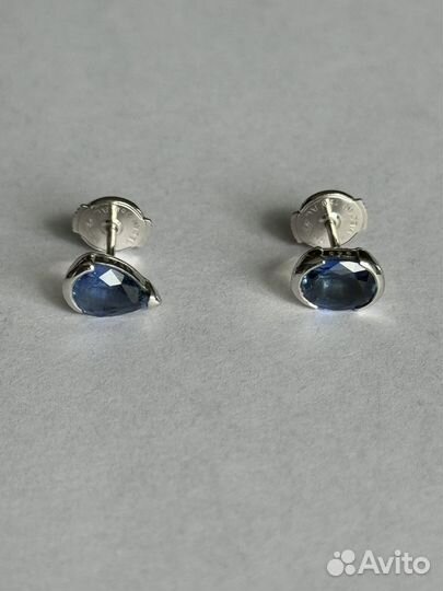 Cartier Meli Melo Sapphire White Gold Earrings