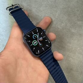 Часы apple watch 7 45 mm blue