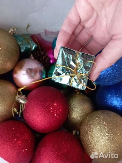 Пакет игрушек+гирлянда