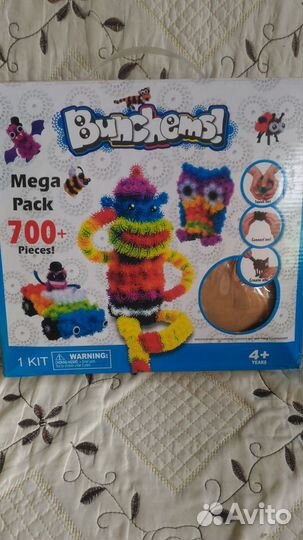 Конструктор-липучка Bunchems Mega Pack 700+