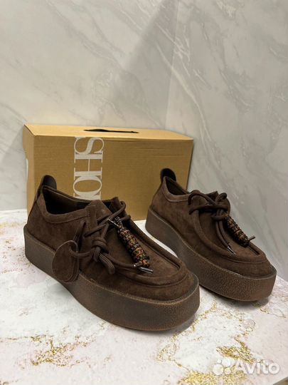 Ботинки на уральна замша