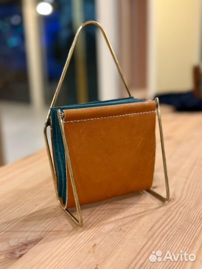 Салфетница из натуральной кожи