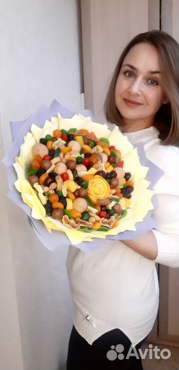 Съедобные букеты из сухофруктов
