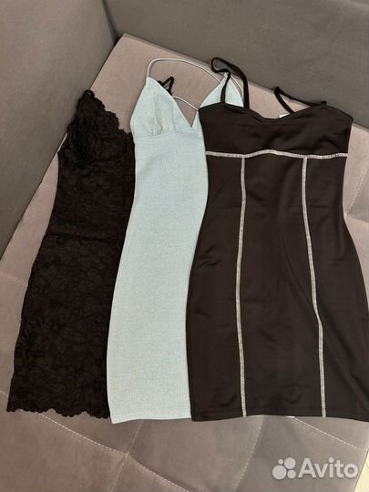 Три женских платья zara h&m