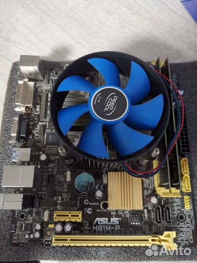 Intel Xeon E3-1265Lv3, 16Gb, Asus H81M-P комплект
