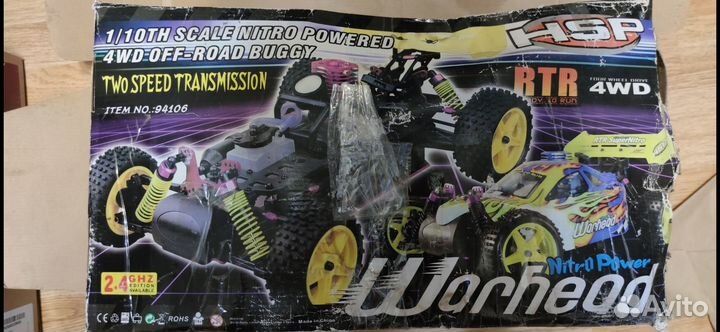 Радиоуправляемая машинка с двс 1/10