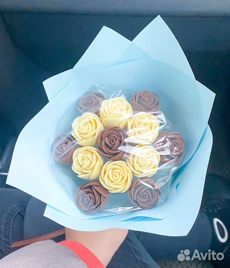 Букет из шоколадных роз