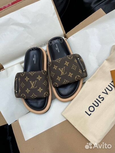 Шлепаецы шлепки Louis Vuitton pillow 35-40