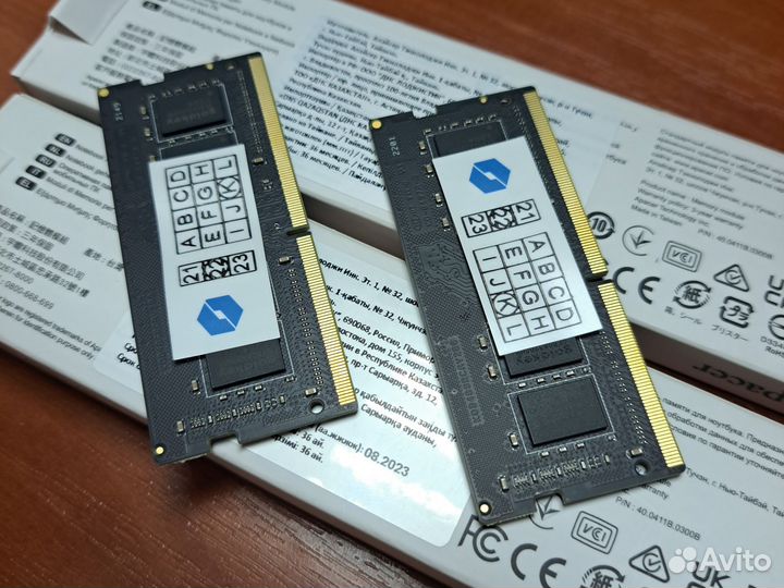 Улучши свой ноутбук Память ddr4 16gb sodimm 3200