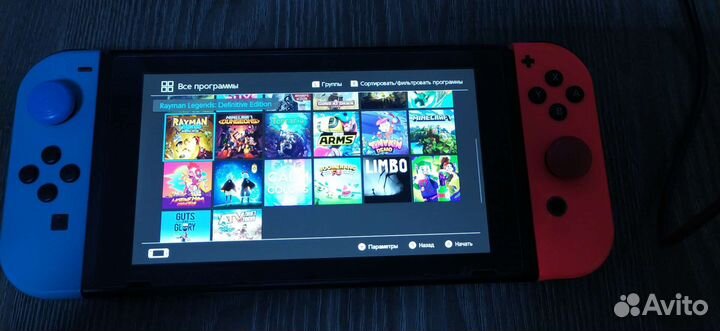 Продам Nintendo switch 2rev