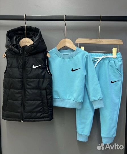 Детский костюм тройка с жилеткой