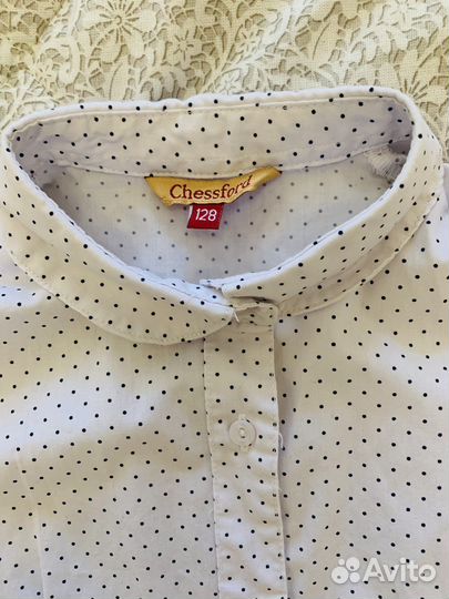 Блузка школьная 128