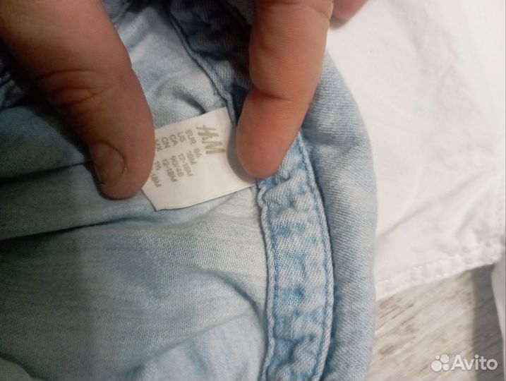 Рубашка на мальчика H&M и Mothercare