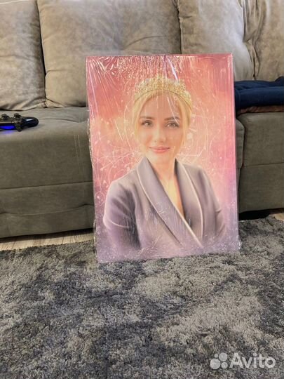 Портрет по фото на холсте
