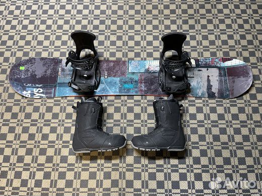 Мужской сноуборд комплект Burton - 157
