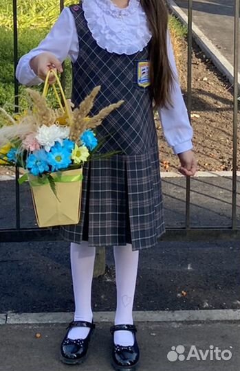 Блузка белая для девочек школьная