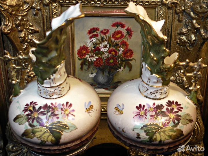 Вазы.Кувшин.Парные.Австрия.Фарфор