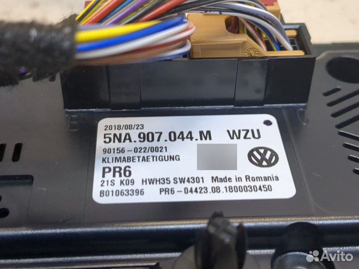 Переключатель отопителя Volkswagen Tiguan, 2018