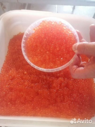 Икра горбуши и кеты