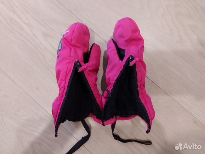 Варежки зимние детские непромокаемые