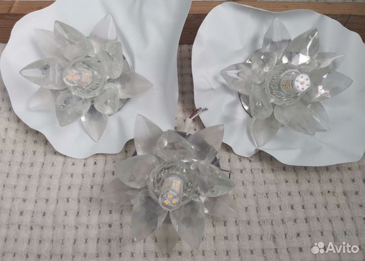 Потолочные встраиваемые светильники, с лампами