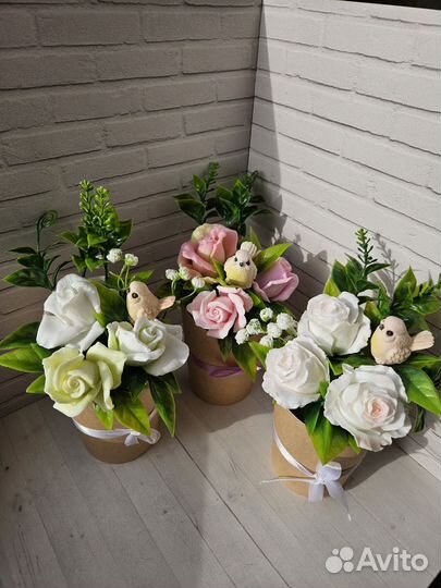 Букеты из мыла ручной работы