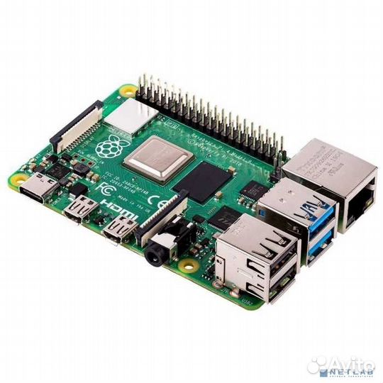 Микрокомпьютер Raspberry Pi 4 Model B 8Gb (44869)