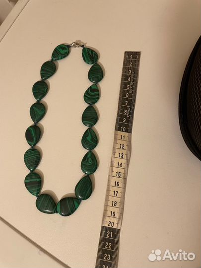 Бусы колье Малахит Новые