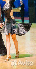 Латинское платье для спортивных бальных танцев