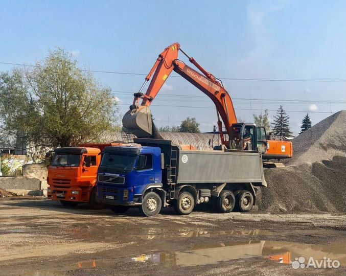 Песок щебень пгс гравий грунт скальник