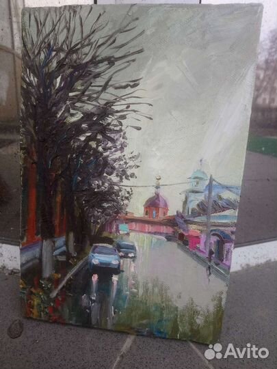 Ул. Николодворянская х/м 20х30