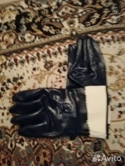 Перчатки рабочие камбенированые +нитриловые