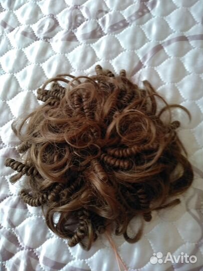 Шиньон из натуральных волос