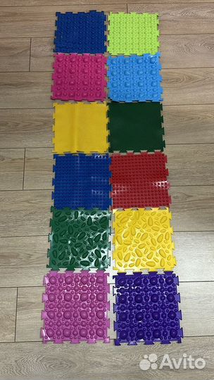 Ортопедический коврик для детей 12 шт