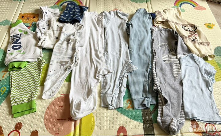 Вещи пакетом на мальчика новорождённого