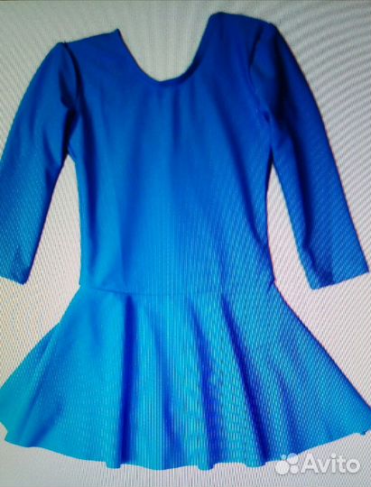 Гимнастический купальник с юбкой