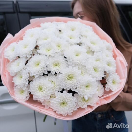 Букет из Хризантем Премиум. Цветы с Доставкой