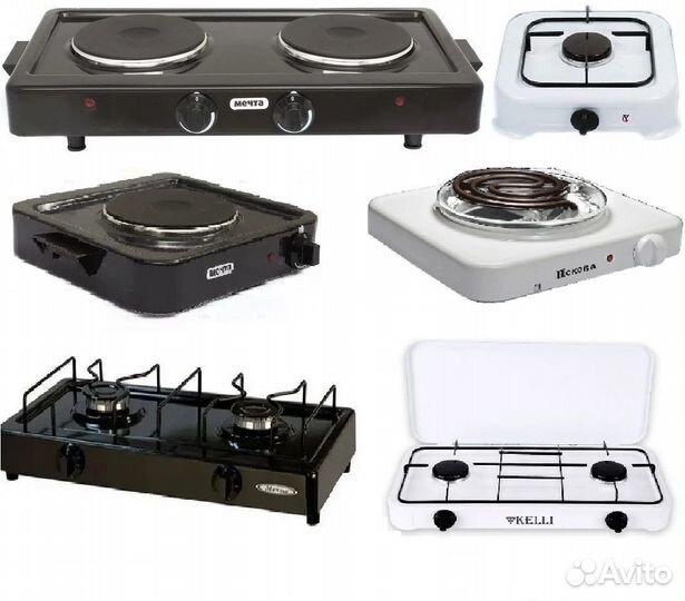 Электроплиты, конфорки, тэны, газовые плиты