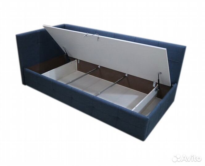 Мягкая односпальная кровать детская подростковая