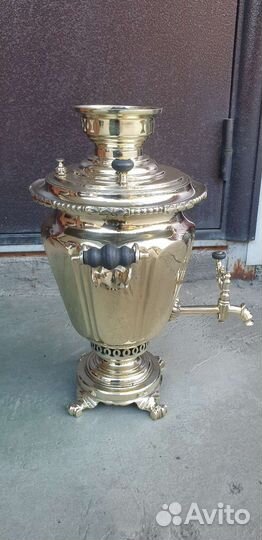 Царский самовар на дровах на 4л