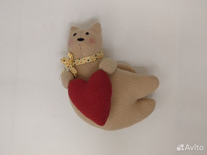 Декор Кот с сердцем