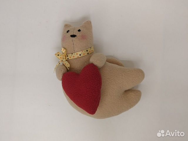 Декор Кот с сердцем