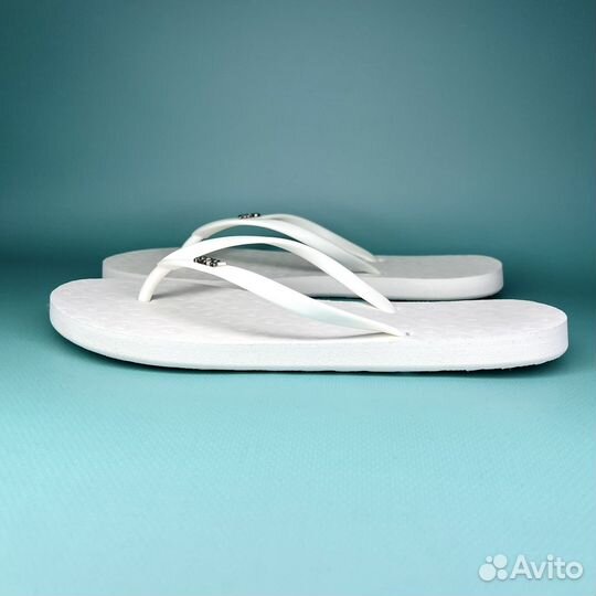 Сланцы Roxy 38-39 вьетнамки белые шлепанцы
