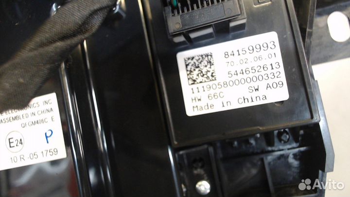 Дисплей компьютера Cadillac XT5, 2019