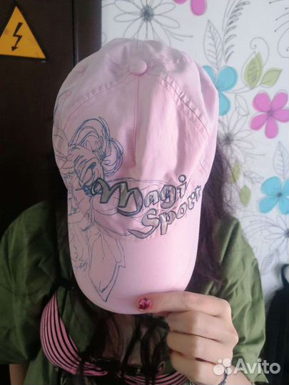 Кепка розовая
