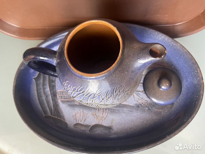 Блюдо декоративное 34x24x4 Чайник в Подарок