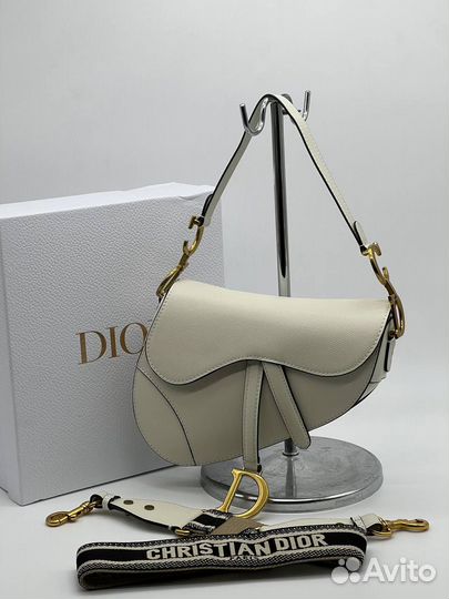Сумка женская Dior Saddle кожаная кроссбоди новая
