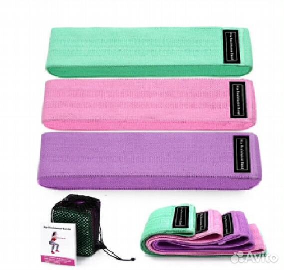 Тканевые фитнес резинки
