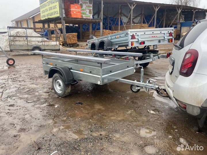 Прицеп легковой с опорным колесом